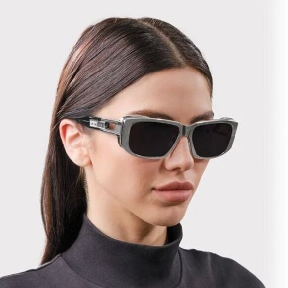 NEW DITA SUNGLASSES SILVER UNISEX EYEWEAR DITA ZIRITH DTS-435-A-02 - Picture 2 of 4